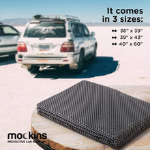 Mockins 39"X43" Protective Car Roof Mat for Any Car Roof Storge Cargo Bags with A Strong Grip and Extra Cushioning The Car Roof Pad Can Be Used On Your Car and SUV Or Truck