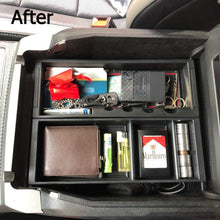 JDMCAR Center Console Armrest Insert Organizer ABS Tray Pallet Storage Box Container Compatible with Ford F150 2015 2016 2017 2018 2019 2020