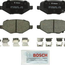 Bosch BC1657 QuietCast Premium Ceramic Disc Brake Pad Set For Chrysler: 2012-2013 Town & Country; Dodge: 2012-2013 Grand Caravan, 2013 Journey; Ram: 2012 C/V; Rear