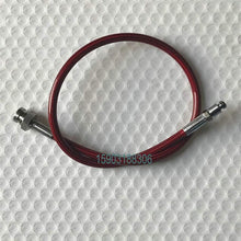 WHWEI Covered Motorcycle Brake Oil Hose Line Stainless Steel Braided PTFE Pipe with Hexagonal Joint and Outer Filament (Color : 40cm)