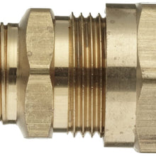 EATON Weatherhead 1468X10X6 Air Brake Tubing Male Connector, 5/8" Tube OD, 3/8" Male Pipe Thread