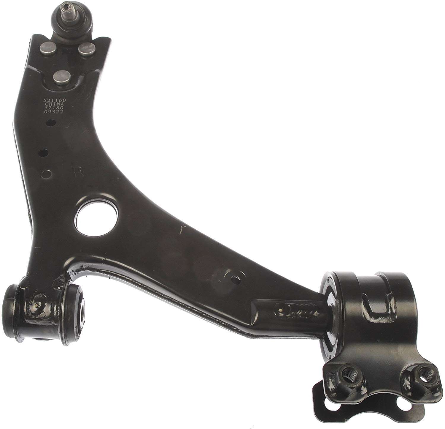 Dorman 521-160 Front Right Lower Suspension Control Arm and Ball Joint Assembly for Select Ford / Volvo Models