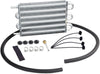 LucaSng 6 Row Radiator Remote Transmission Oil Cooler Aluminum with 10