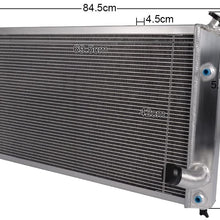 NEW For CHEVY CORVETTE V8 5.7/7.4 1973-1976 1974 1975 Aluminum Racing Radiator +2 x 12" Red Fans Kit