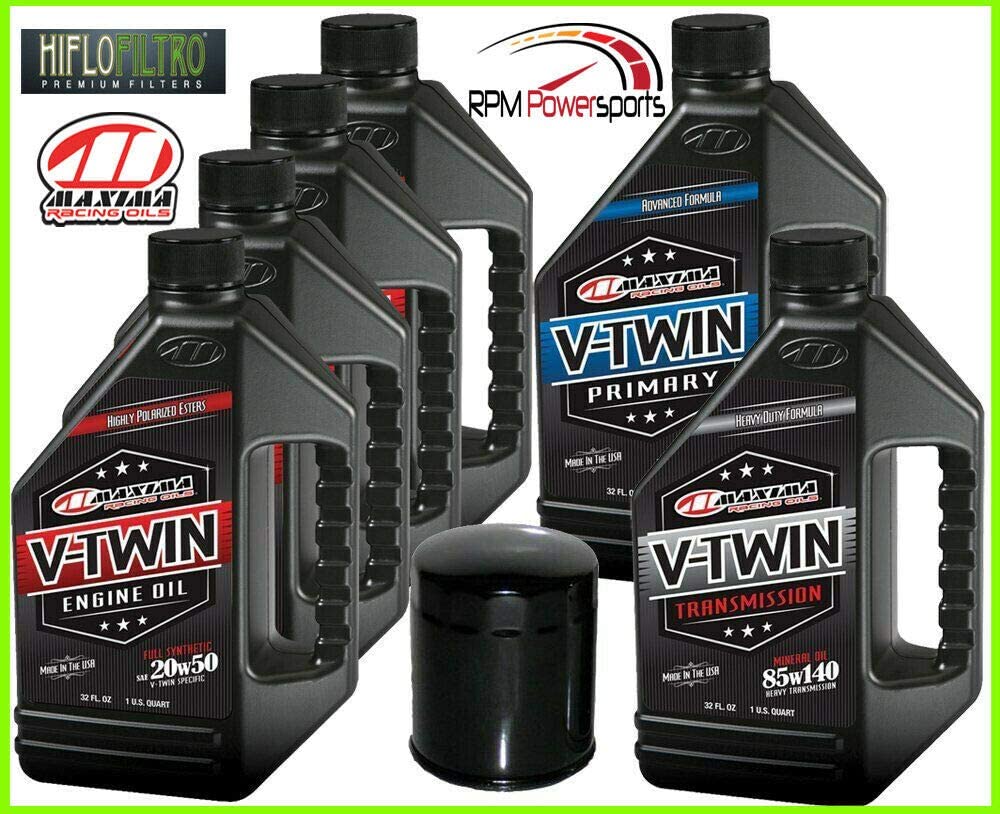 RPM Complete Engine Oil Change Kit for V-Twin Full Synthetic Harley Evo 80-99