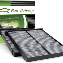 2 Pack White FD811 Cabin air filter for Mazda 3,6,CX-5, Replacement for CF11811,KD45-61-J6X