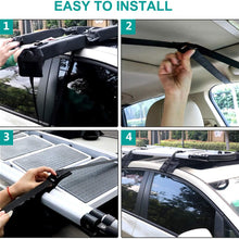 DoCred Soft Roof Rack Pad, Universal Folding Lightweight Anti-Vibration Roof Rack pad for Kayak/Canoe/Surfboard/Paddle Board/SUP/Snow Board and Water Sports