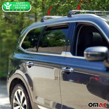 Roof Rack Cross Bars Luggage Carrier Set Silver Fits Kia Telluride 2020-2021 | Aluminum Cargo Carrier Rooftop Luggage Bars