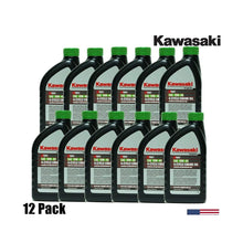(12-Packs) Genuine OEM Kаwаsаkі 10W40 Motor Oil Quart 4-Cycle K-Tech 99969-6296