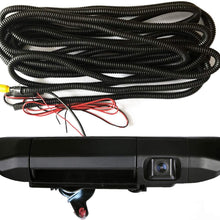 OMOTOR Tailgate Backup Camera for Toyota Tacoma 2005-2015 Black Tailgate Backup Reverse Handle with Camera