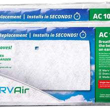 RV Air RV AC Filter | 2 Filters AC 101G Air Filters for RV Air Conditioner | Made in USA RV Filter to Replace Standard RV Air Conditioner Filters for Better Airflow and Cleaner Air | MERV 6 Rated