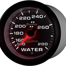 Auto Meter 7831 Phantom II 2-5/8" 140-280 Degree F Mechanical Water Temperature Gauge