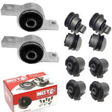 NISTO Suspension 10 Front Upper Lower Control Arm Bushing For 2006-2012 Lexus IS350 GS350 GS450H GS460 2WD