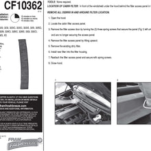 FRAM Fresh Breeze Cabin Air Filter Replacement for Car Passenger Compartment w/Arm and Hammer Baking Soda, Easy Install, CF8644A for Select Volkswagen and Audi Vehicles , white