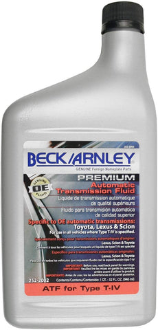 Beck Arnley 252-2002 Automatic Transmission Fluid Type T-IV, 32 FL OZ