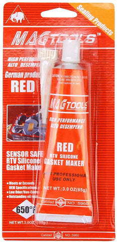 BETTERCLOUD Red Master #7 RTV High Temp Silicone Gasket Maker 3 OZ