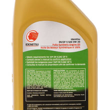 Idemitsu 30010092-75000C020 Full Synthetic 0W-20 Engine Oil (SN/GF-5-1 Quart), 32. Fluid_Ounces