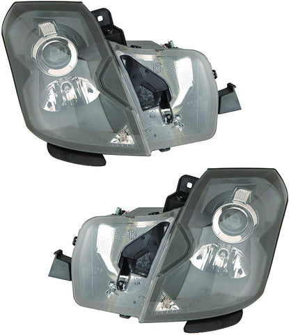 For Cadillac Cts Headlight 2003 2004 2005 2006 2007 Driver and Passenger Side Headlamp Assembly Replacement