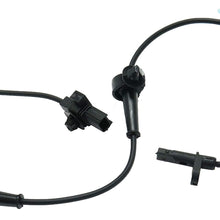 Front ABS Speed Sensor Compatible with 2012-2013 Honda Civic 2 Male Terminals, Blade-Type, Driver Side