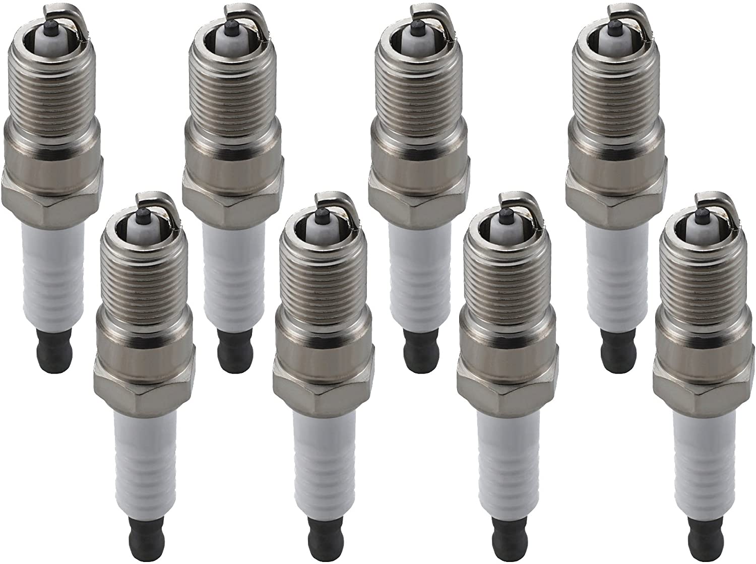 ENA Set of 8 Spark Plugs Compatible with Vin Specific Ford Mercury Lincoln Vehicles 4.6L 5.0L 5.4L V8