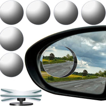 URATOT Automobile Rear Blind Spot Mirror, 360° Rotate Design, Unique Wide Angle Mirror Safety for All Car Truck Motorcycles SUV RV and Van