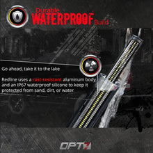 OPT7 60" Redline Triple LED Tailgate Light Bar w/Sequential RED Turn Signal - 1,200 LED Solid Beam - Weatherproof No Drill Install - Full Function Reverse Brake Running 2yr Warranty