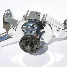 Meziere WP401UP Polished Billet Mechanical Water Pump for Small Block Chevy
