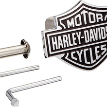 Harley-Davidson Bar & Shield Trailer Hitch Cover 2'' Stainless Steel HDHC14 (2")