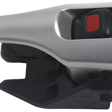 Interior Door Handle compatible with COROLLA/MATRIX 09-13 Front OR Rear LH Inside Black/Silver