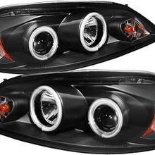 Spyder 5033840 Chevy Impala 06-13 / Chevy Monte Carlo 06-07 - Projector Headlights - CCFL Halo - LED (Replaceable LEDs) - Black - High H1 (Included) - Low H1 (Included)