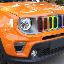 Jeep Renegade Grille Inserts Cover, Car Bumper Cover Grille for Jeep Renegade 2019