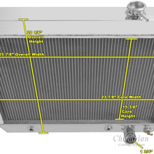 Champion Cooling, 3 Row All Aluminum Radiator for Chevrolet Nova, CC6265