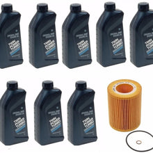 8 Quarts Genuine Synthetic 5w30 Motor Oil & 1 MANN Oil Filter BMW X3 X5 330Ci Z3