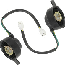 Caltric compatible with Headlight Socket Cord Yamaha 5TG841400000 5TG841400100 5TG843400100