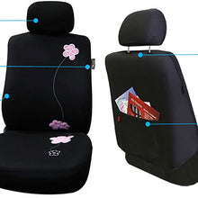 FH Group FB053102 Floral Seat Covers (Pink) Front Set with Gift – Universal Fit for Cars Trucks & SUVs