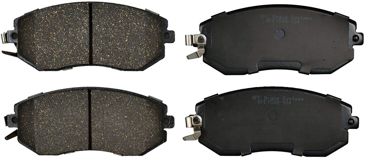 KFE Ultra Quiet Advanced KFE1539-104 Premium Ceramic FRONT Brake Pad Set