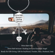 Lywjyb Birdgot Guardian Angel Rearview Mirror Guardian Angel Car Charm Guardian Angel Window Hanging Ornament Car Interior Rearview Mirror Pendant New Car Mirror Charms