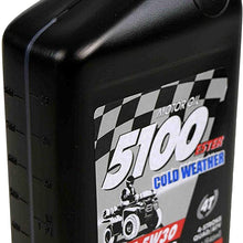 Motul 108083 Synthetic Blend Ester Motor Oil 5100 5W30 ATV 1L/1.05 Quarts Can (1)