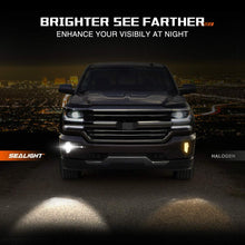 SEALIGHT H8 H11 H16 LED Fog Light Bulb, 5800lumen 6000K Xenon White Super Bright CANBUS LED Lights, Halogen Fog Light Bulb Replacement for Cars Trucks Vans(pack of 2)