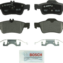 Bosch BP986 QuietCast Premium Semi-Metallic Disc Brake Pad Set For Select Mercedes-Benz (CL, CLS, E, S, SL) 320, 350, 400, 430, 500, 550, 600; Rear