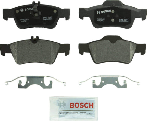 Bosch BP986 QuietCast Premium Semi-Metallic Disc Brake Pad Set For Select Mercedes-Benz (CL, CLS, E, S, SL) 320, 350, 400, 430, 500, 550, 600; Rear