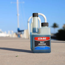 STA-BIL (22250) 360 Marine Ethanol Treatment and Fuel Stabilizer - Prevents Corrosion - Helps Clean Fuel System For Improved In-Season Performance -Treats Up To 1,280 Gallons, 1 Gallon, Gold