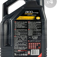 Motul USA 8100 Eco-nergy 5W30 Motor Oil 5L Case Of 4 P/N 102898-4