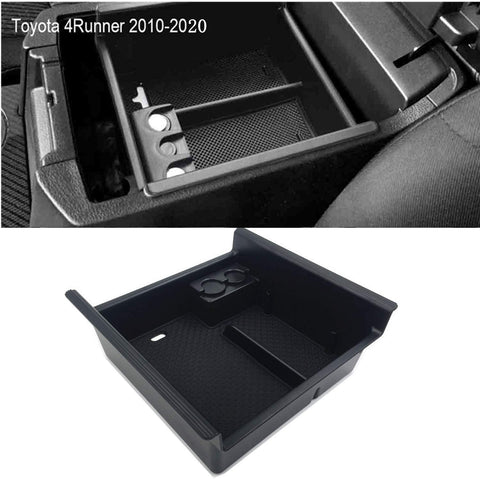 JOJOMARK for 2019 Toyota 4 Runner Accessories Center Console Organizer Tray Armrest Box Secondary Storage Fit 2020 2019 2018 2017 2016 2015 2014 2013 2012 2011 2010 4Runner