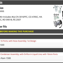 A/C Compressor Kit - Compatible with 1998-2001 Dodge Ram 1500