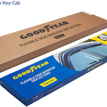 Goodyear Shatterproof Side Window Deflectors for Trucks Ford F250 to F550 Super Duty 1999-2016 SuperCrew, Tape-on Rain Guards, Vent Window Visors, Truck Accessories, Vent Deflector, 4 Pcs. – GY003128