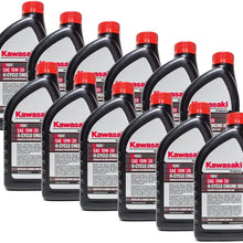 Kawasaki 12PK Quart Genuine OEM 4 Cycle Engine Oil K-TECH SAE 10W-30 99969-6081