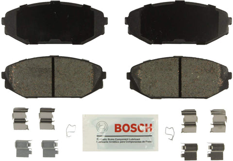 Bosch BE793H Blue Disc Brake Pad Set with Hardware for 2001-02 Acura MDX and 1999-04 Honda Odyssey - FRONT