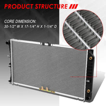 1516 OE Style Aluminum Radiator Replacement for Buick Roadmaster Caprice Impala Fleetwood 4.3L 5.7L AT w/o EOC 94-96