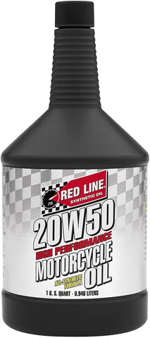 Red Line 42504 20W/50 MOTORCYCLE OIL (12/CS)